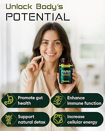 Unlock bodys potential, gut health, black walnut, wormwood, parasite detox for humans