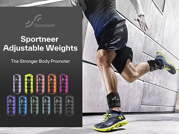 Amazon.co.jp: Sportneer アンクルウェイト 5段階調節 片足0.53