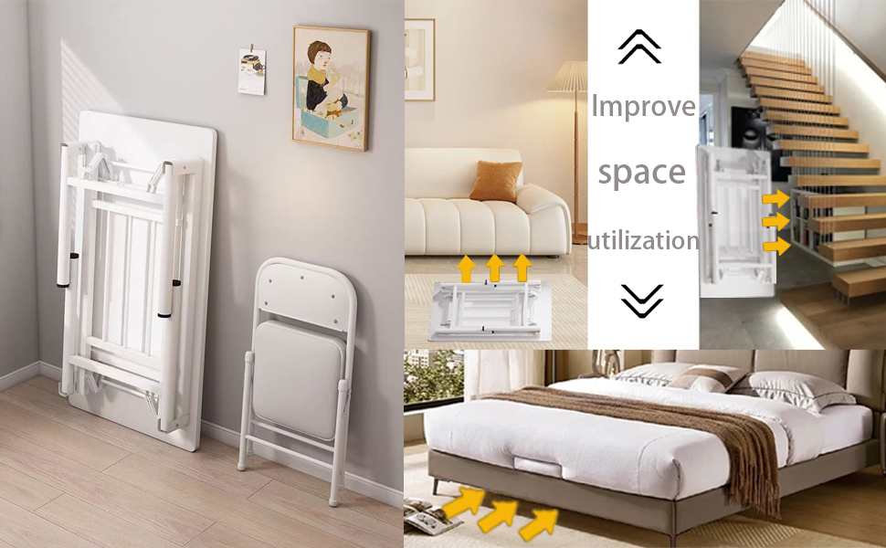 Mrsanmu 31.5 Inch Foldable Computer Desk, Small Folding