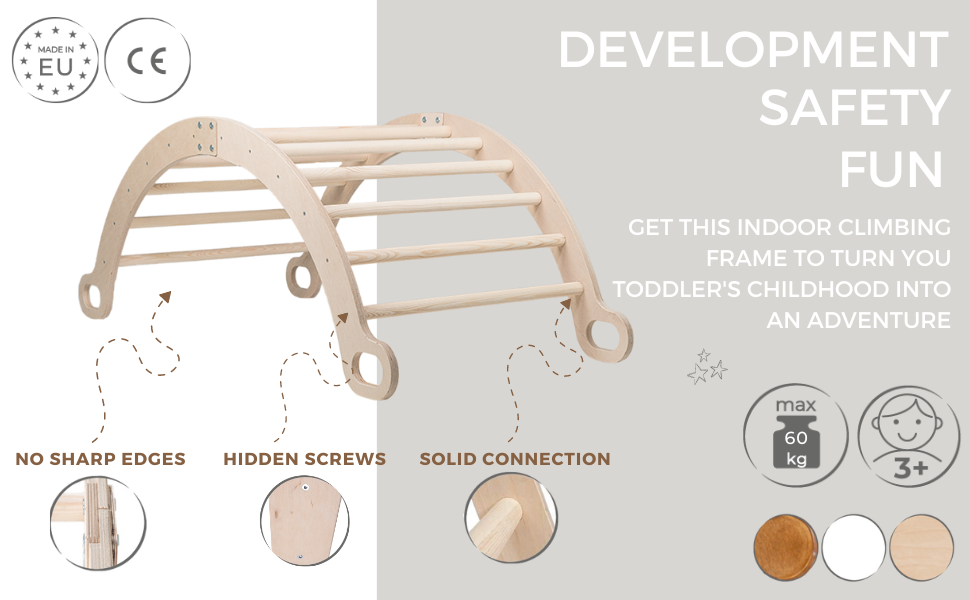 climbing wall, mamoi,arch seesaw, indoor climbing frame, climbing arch, climbing wall nursery,