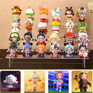 市販のブラインドケースやフィギュアの9%を収納できる