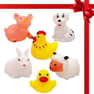 Amazon.com: ArtCreativity Vinyl Farm Animals, Pack of 12
