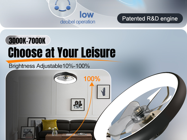 Ceiling Fans with Lights and Remote