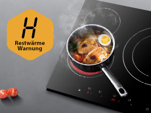 Built-in Ceramic Hob, 3 Zones Electric Cooktop In Black, 5400W Total Output, With Dual Zone Touch Control Timer Child Lock Gasland Chef CH603BF 15 Ceramic Hob