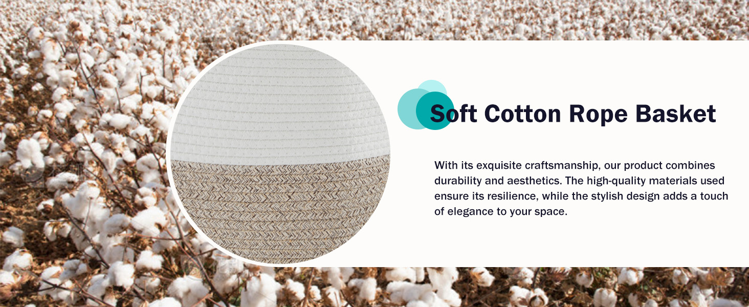 cotton rope basket
