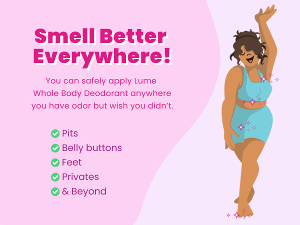 Lume Whole Body Deodorant - Smell Better Everywhere