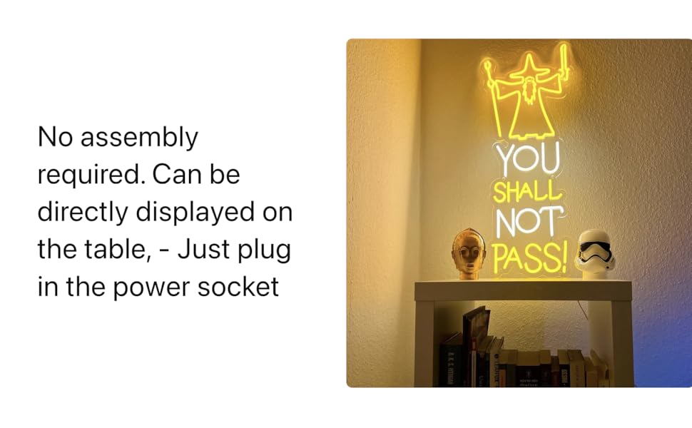 AOOS Custom Neon Signs for Wall Decor, Neon Lights for Bedroom, Neon