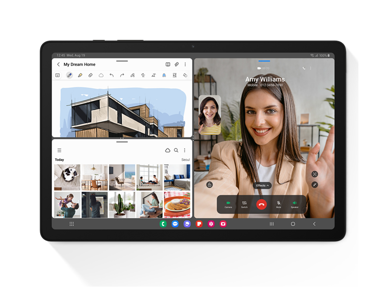 Tab A9 and A9+ Splits screens