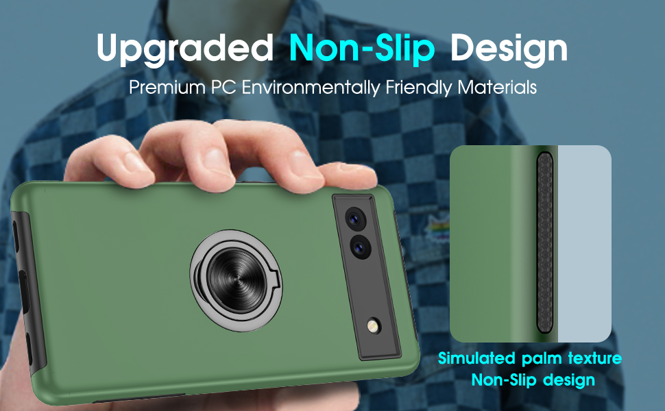 Gritup Pixel 6A Case, Google Pixel 6A Case with HD Screen