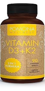 Pomona Wellness Vitamin D3+K2