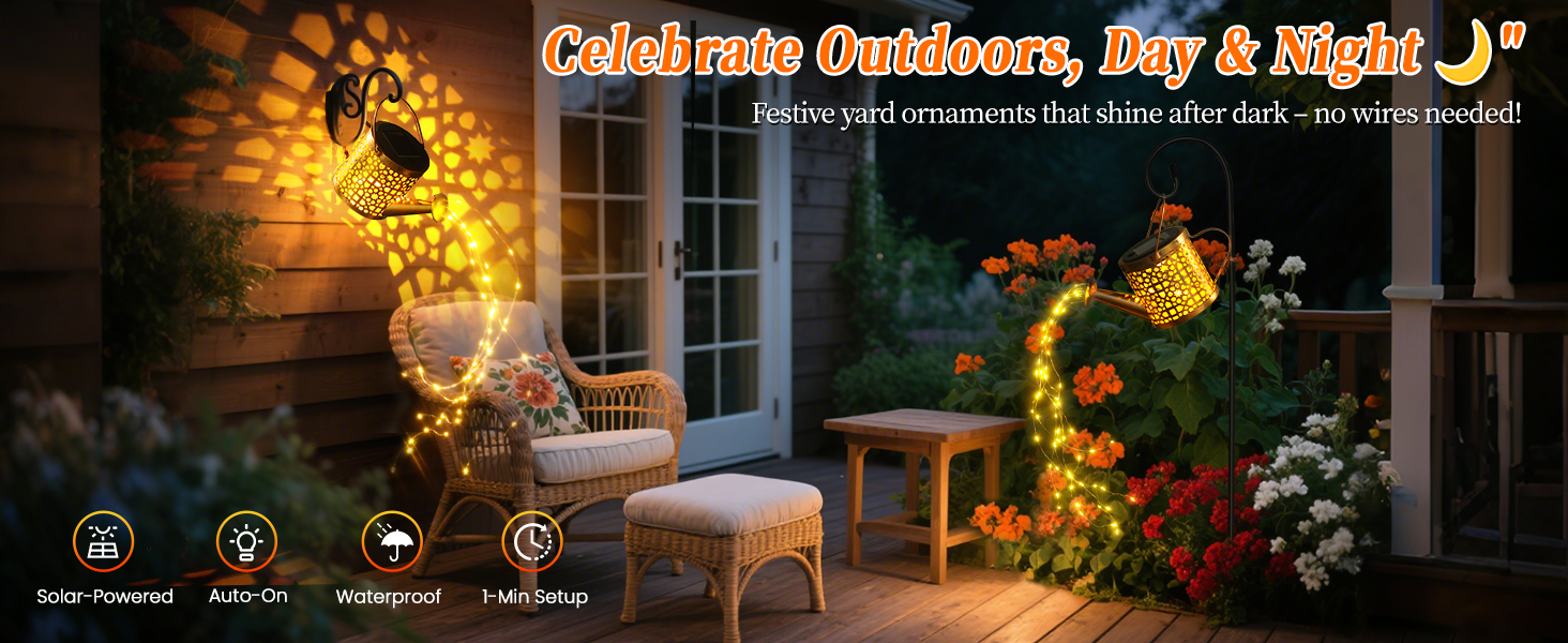 Solar Lights Outdoor Decorative