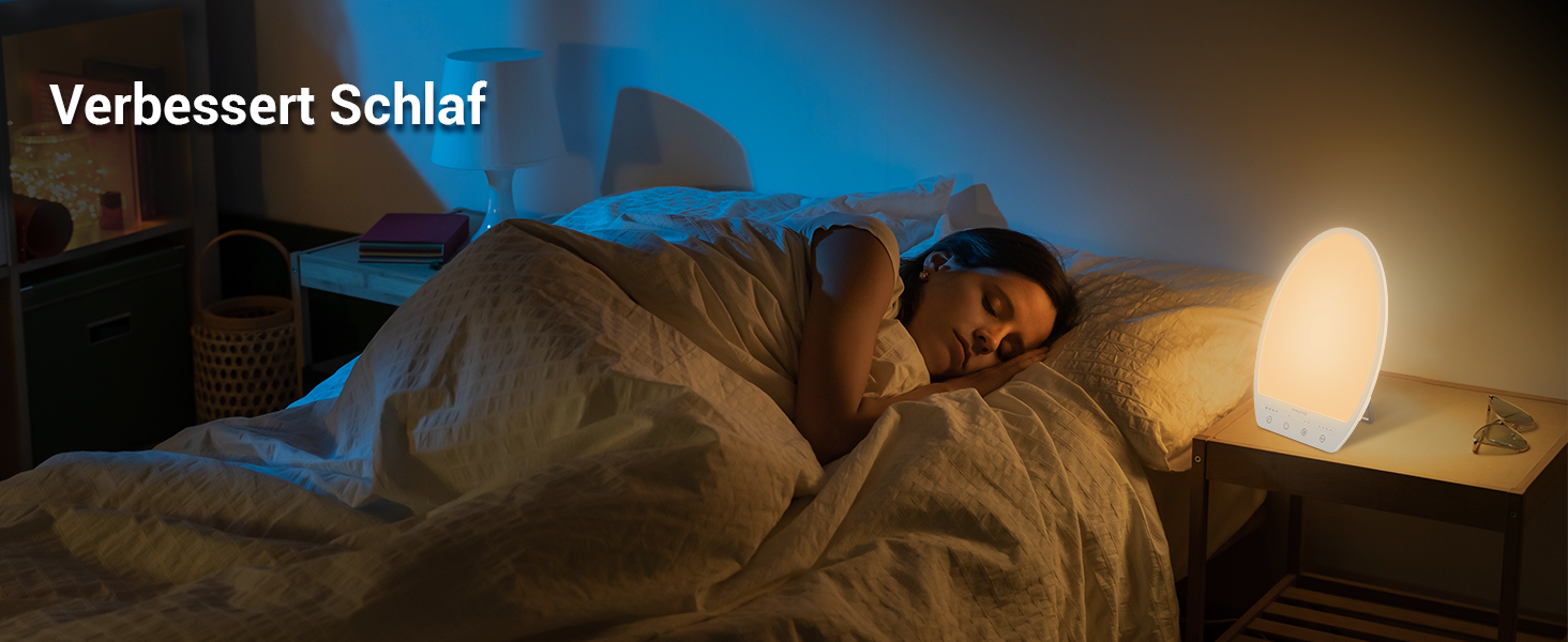 Comfytemp Tageslichtlampe UVFrei Therapielicht, 10.000 Lux Sonnenlicht lampe, 3