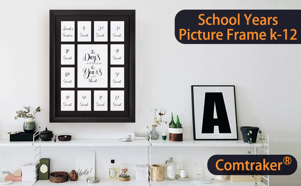 Comtraker School Year Picture Frame K12 Collage Photo
