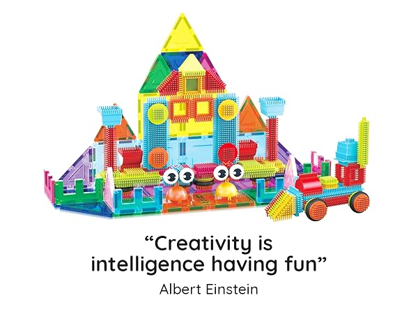 Amazon.com: PicassoTiles Magnetic Tiles & Hedgehog 2-in1
