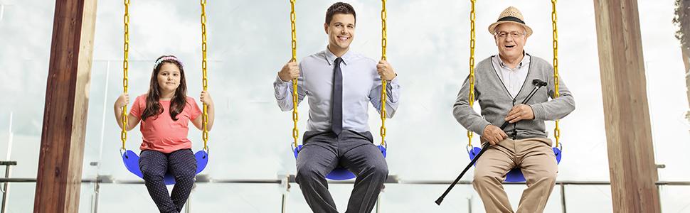 hanging heavy duty kids swing garden play area seat and chain hooks best guide jhula adults outdoor