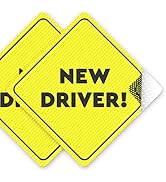 ASSURED SIGNS New Driver Sticker Sign for Car - Essential Signs for Student Drivers - 5
