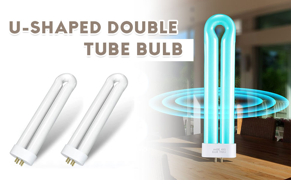 Bug Zapper Light Bulb Replacement for Most 15W Bug Zapper, UShaped