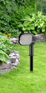 outdoor solar spotlight