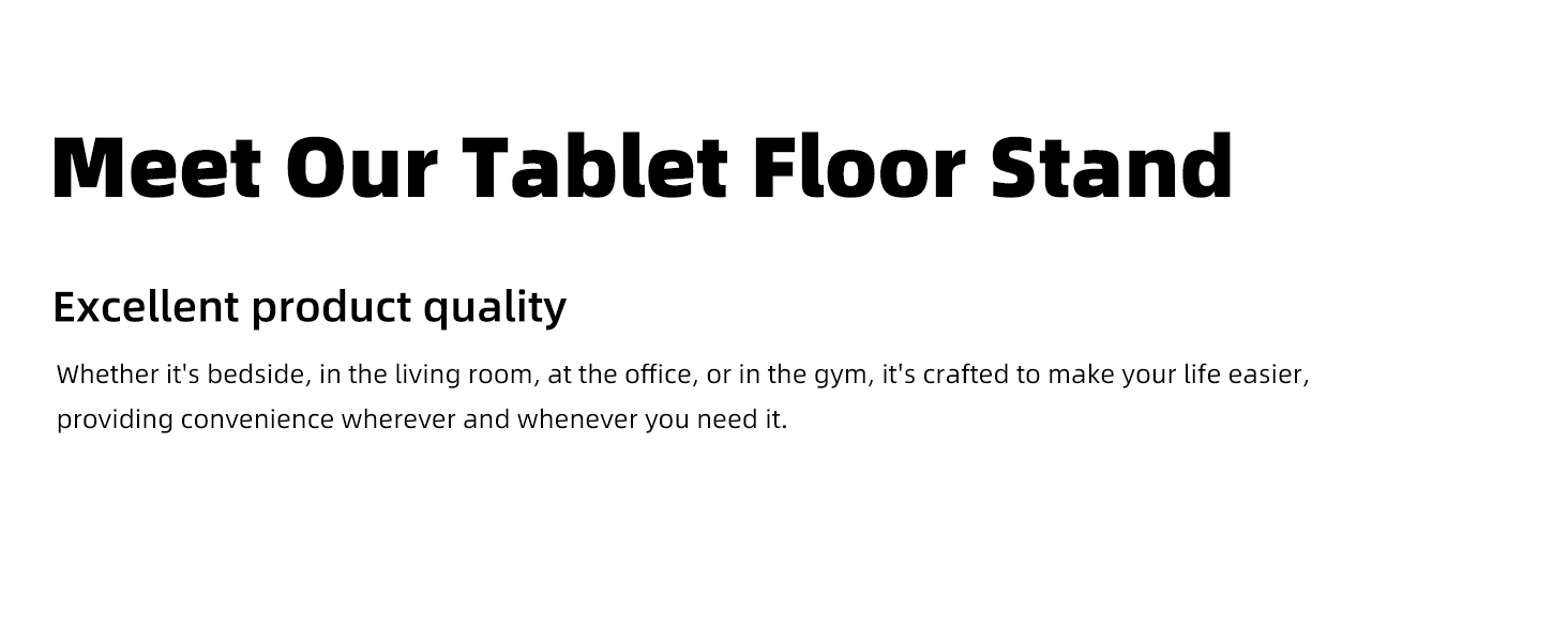 tablet floor stand 