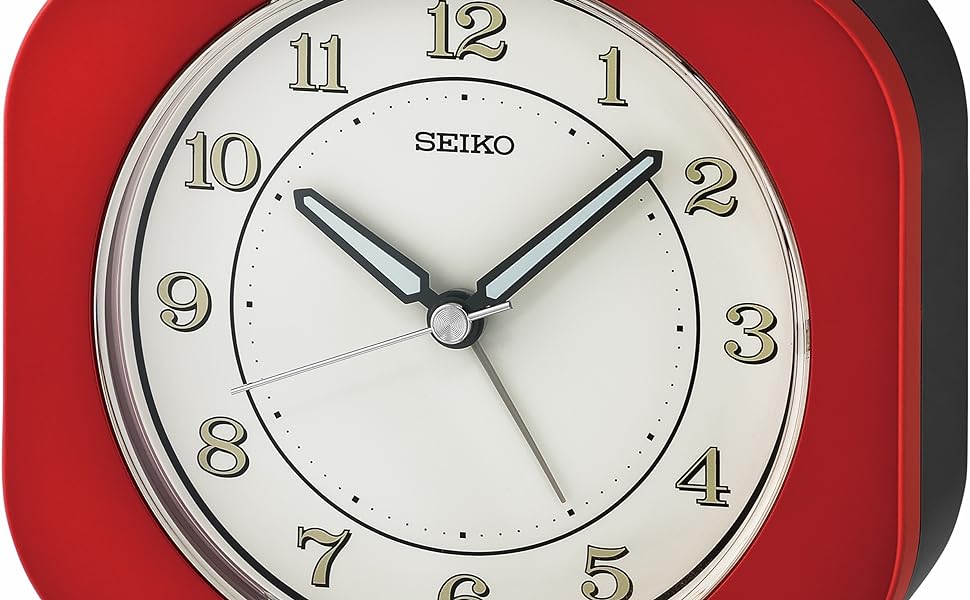 Amazon.com: Seiko Kyoda Bedroom Alarm Clock, Metallic Green