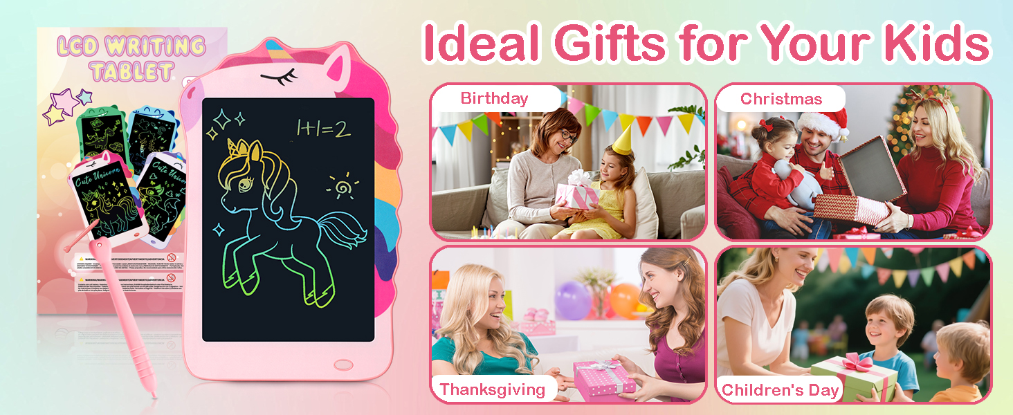 Colorful doodle and drawing pad for children