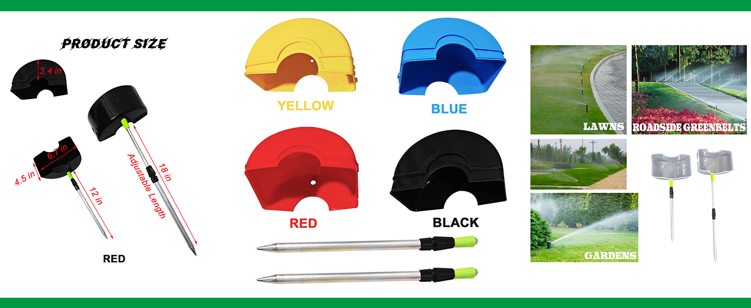 sprinkler splash guard