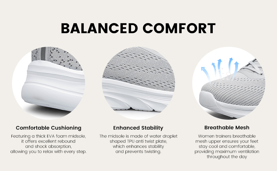YHOON Slip on Trainers Men Casual Walking Shoes Lightweight Workout Sneakers Jogging Cushioning Trainers for Mens 10 aplus content image
