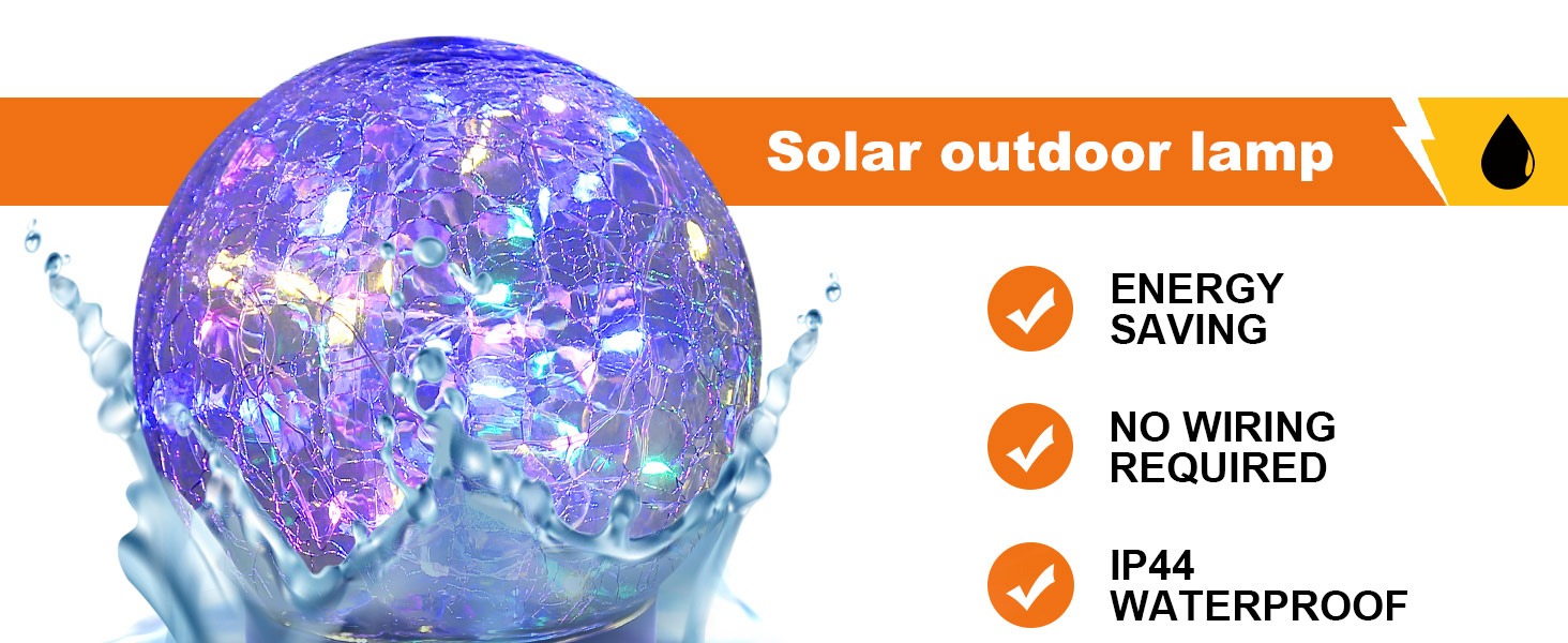Solar Orbs for Outside