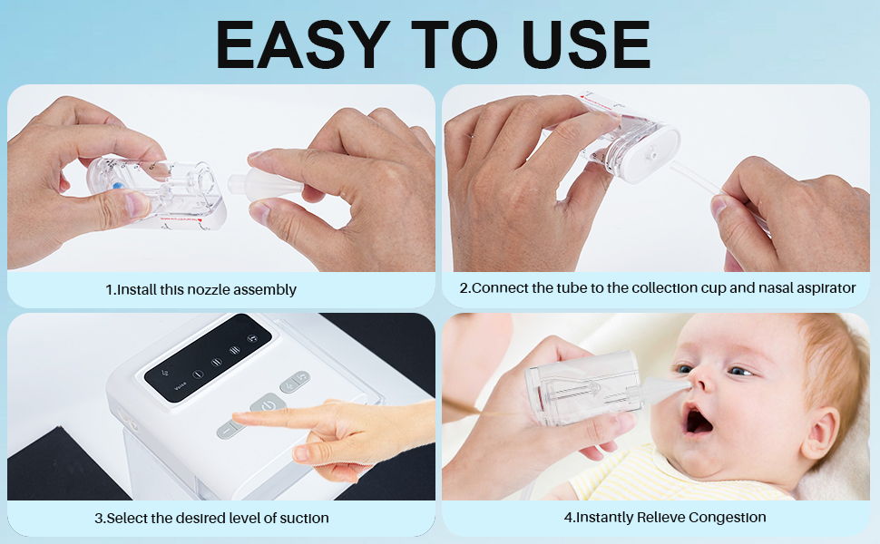 Rechargeable Automatic Nose Cleaner