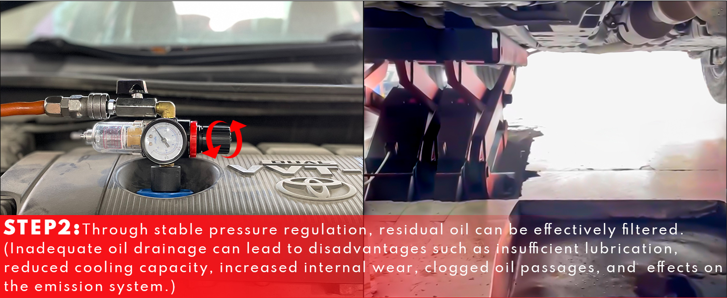 Through stable pressure regulation