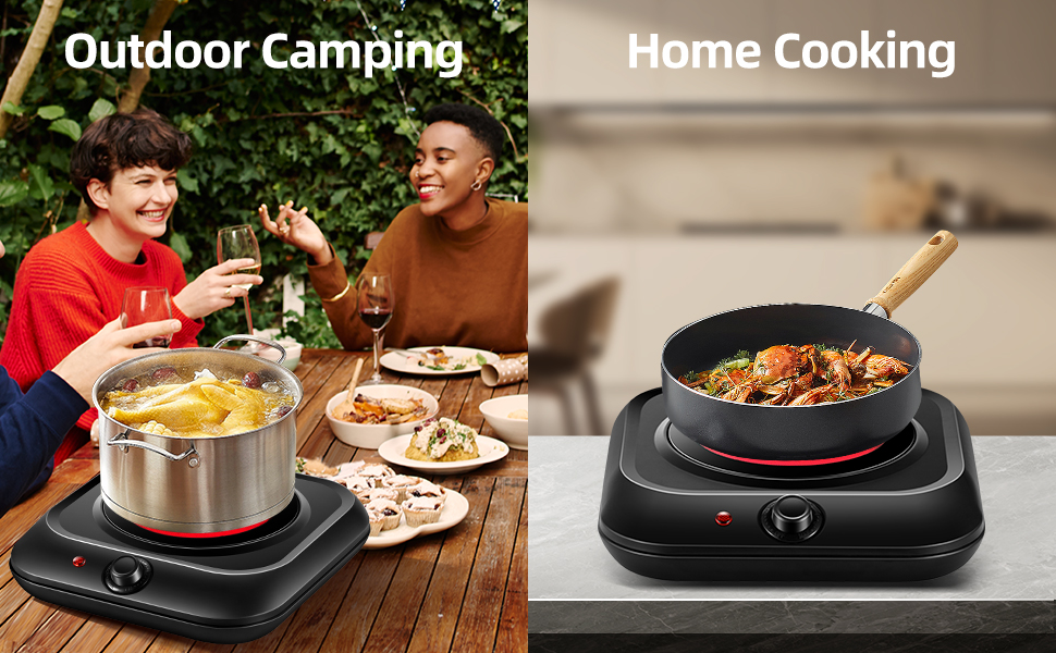 single electric burner