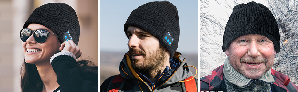 bluetooth beanie hats for men