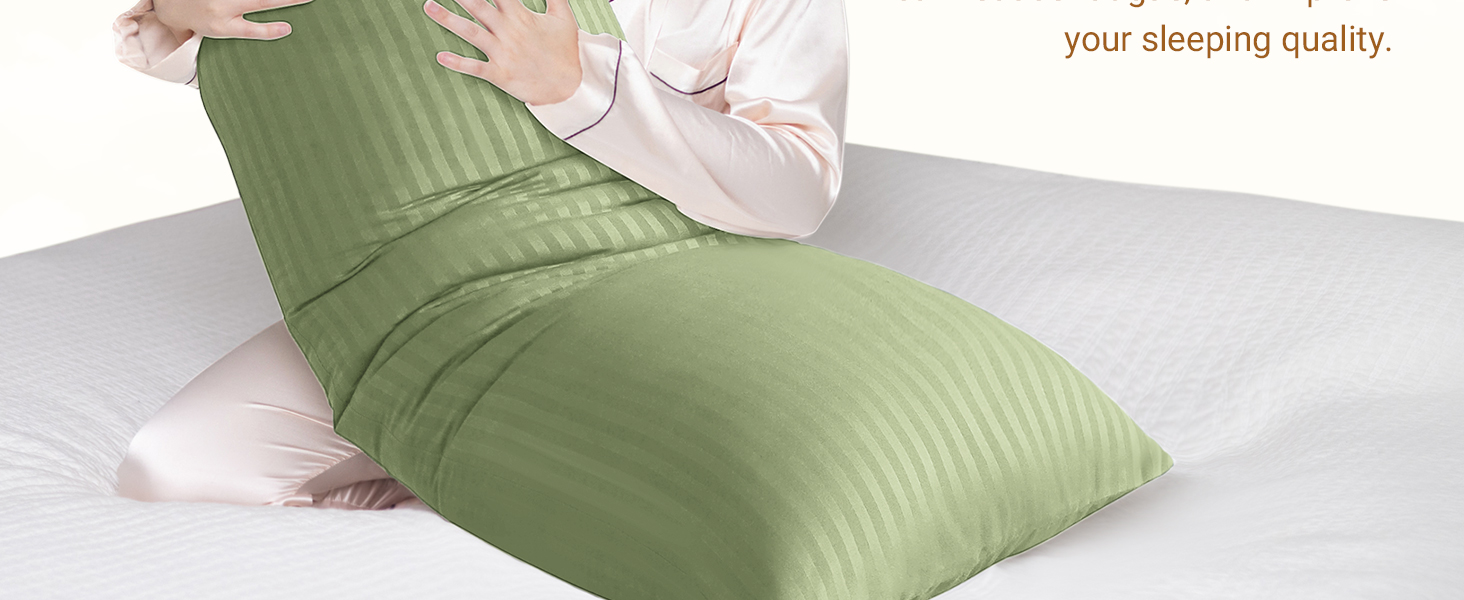 beige body pillow