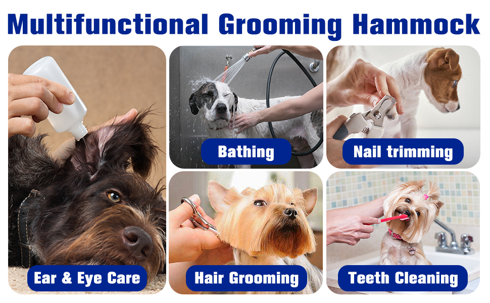 Pet Grooming Hammock for Nail Trimming