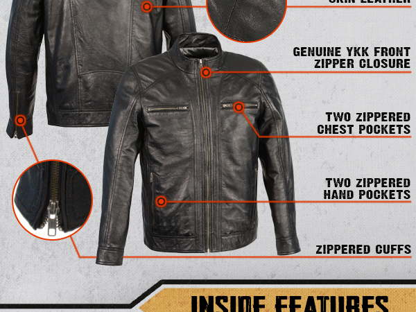 Amazon.com: Milwaukee Leather Men's Black Motorcycle Fashion