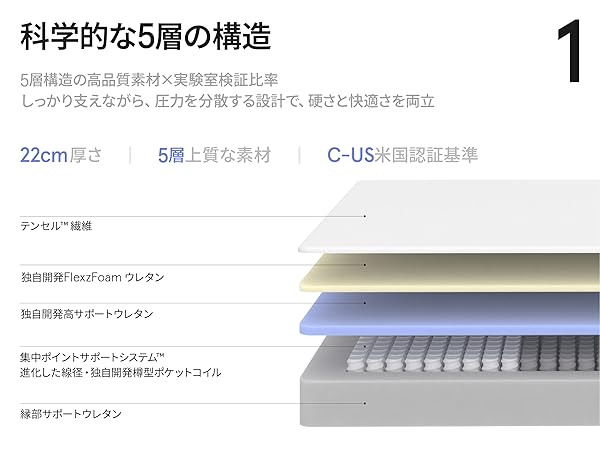 Amazon.co.jp: Blue Box マットレス Z1コイシ 硬め ベット