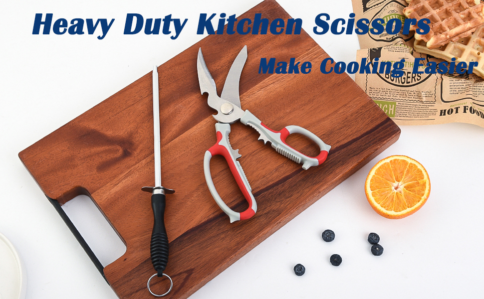 Kitchen Scissors for Food Scissors All Purpose Heavy Duty