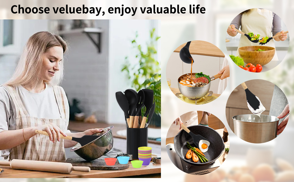 Odorless - Silicone Kitchenware Set