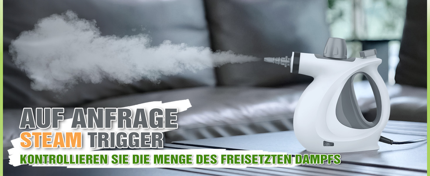 ein Raucher, aus dem Dampf austritt