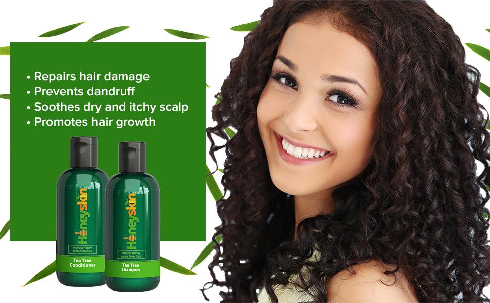 repairs hair damage prevents dandruff soothes dry itchy scalp promotes hair growth