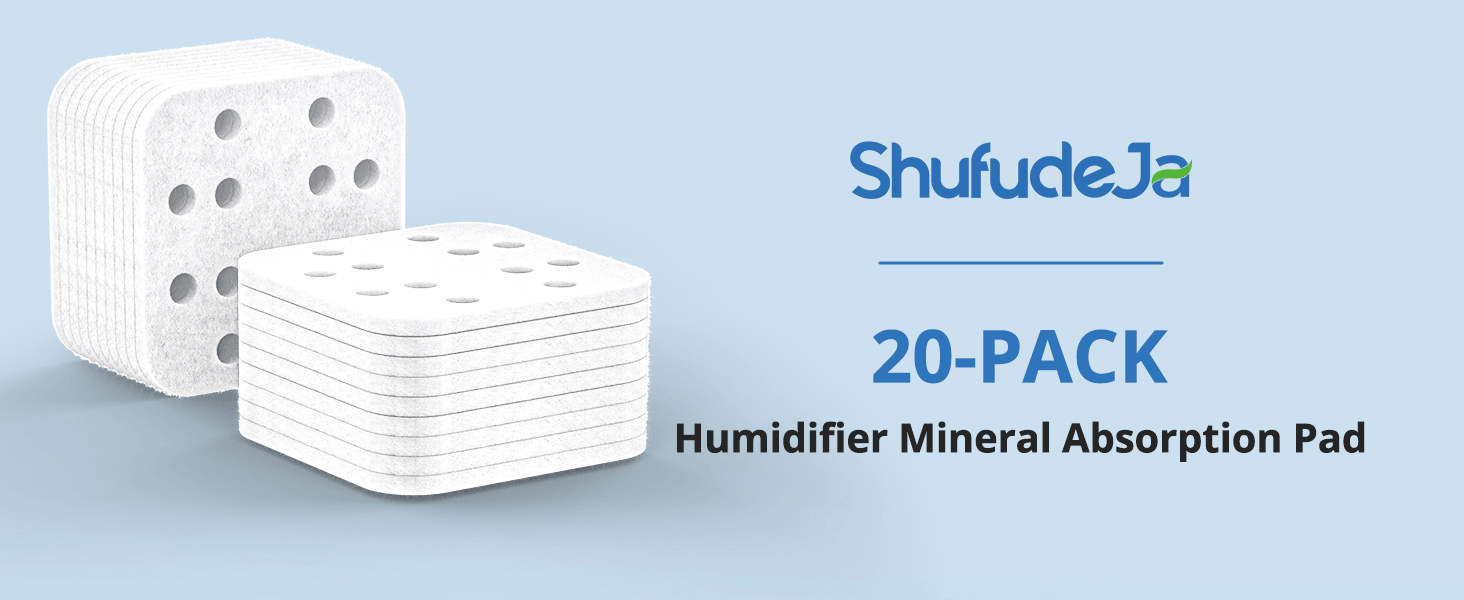 Humidifier Mineral Absorption Pad 20 Pack, Replacement Filter