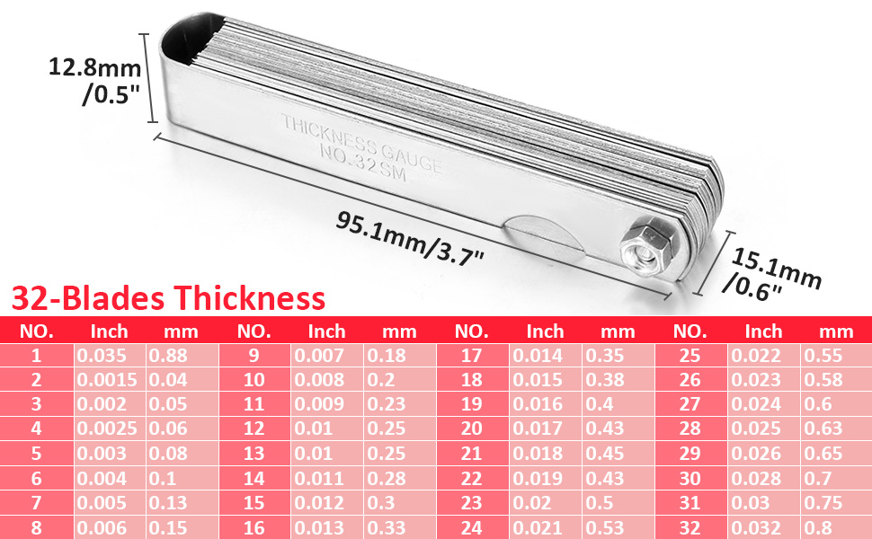 ANYEANER Universal Spark Plug Gap Tool with Feeler Gauge