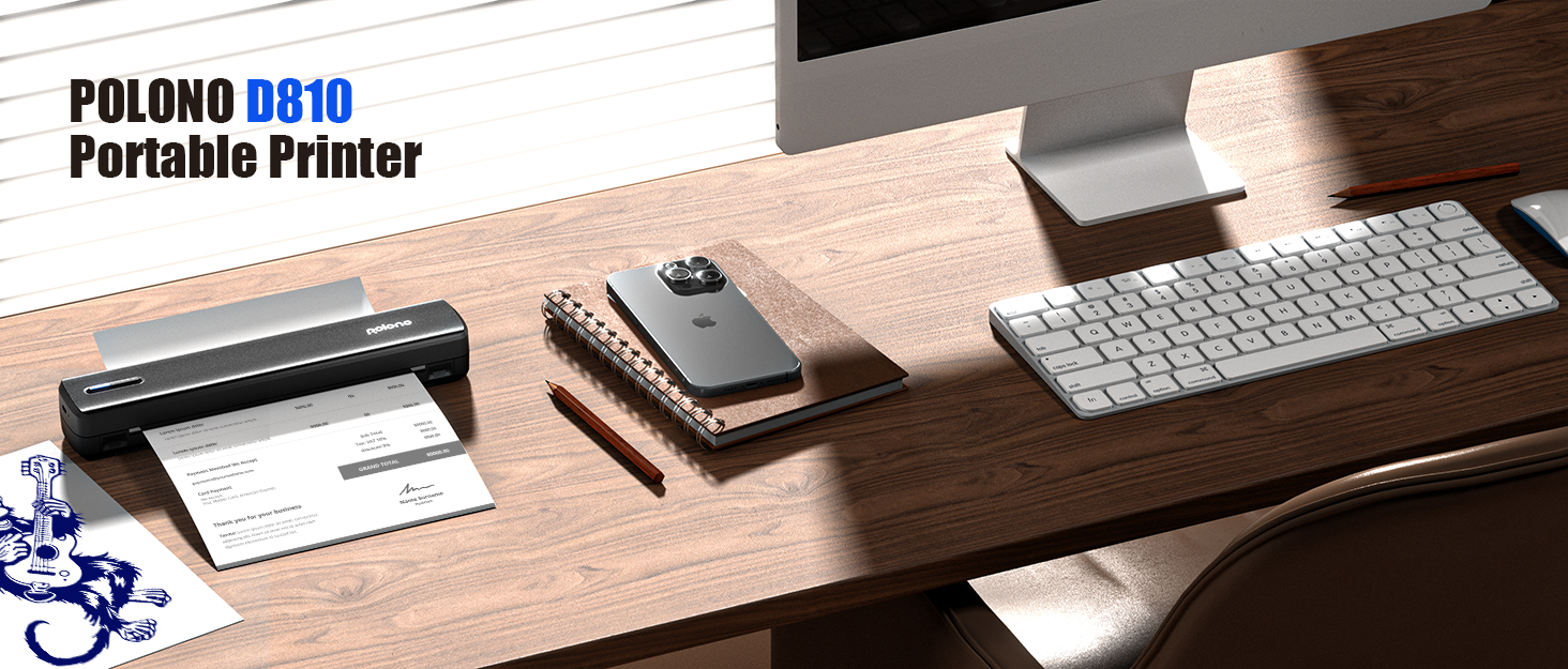 POLONO D810 Portable Printer