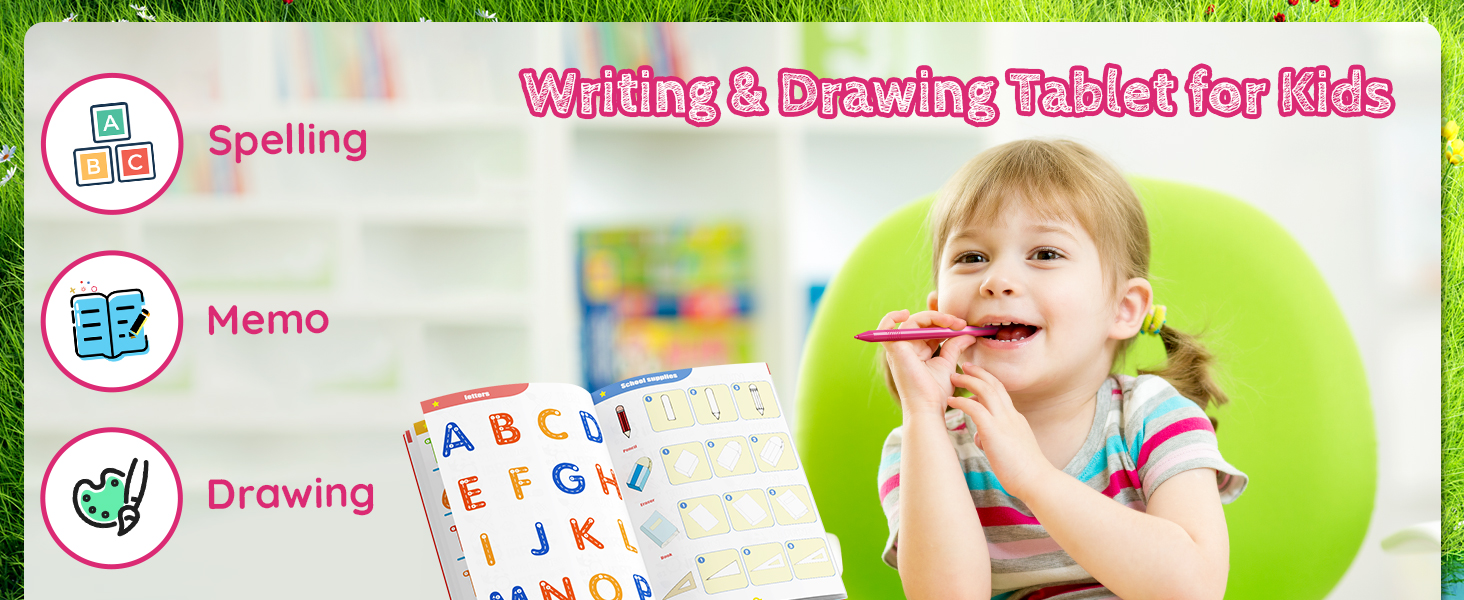 TEKFUN Kids Toys for 3 4 5 6 Years Old Boys Girls Gifts, 10 Inch LCD