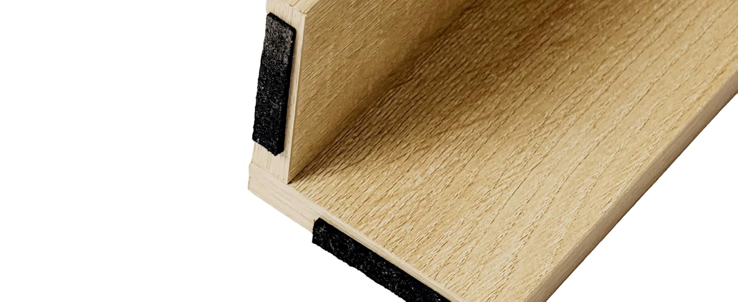 Die Holzmaserung der Holzmaserung ist eine einfache und elegante Art, Ihrem Zuhause einen Hauch von Klasse zu verleihen.