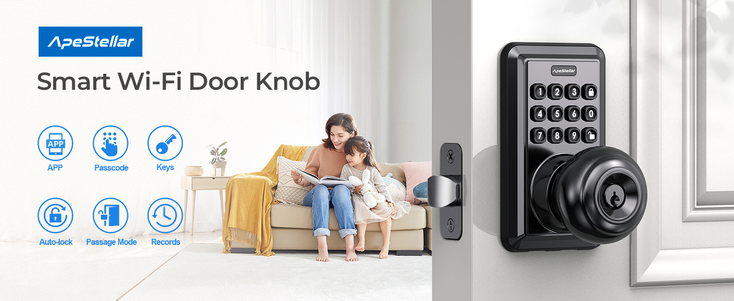 Apestellar Wi-Fi Door Knob