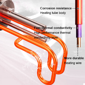 Long life non scaling water heater