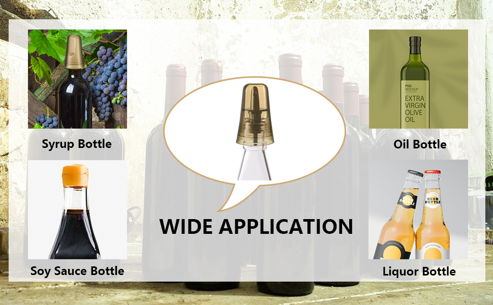 36 PCS Pour Spout Covers Set Universal Dust Caps for