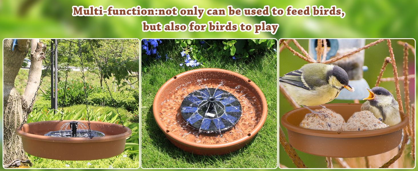solar bird bath fountain