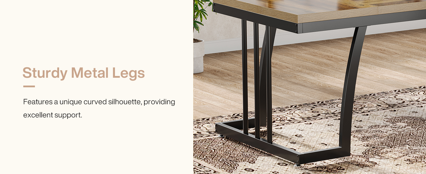 Sturdy Metal Legs